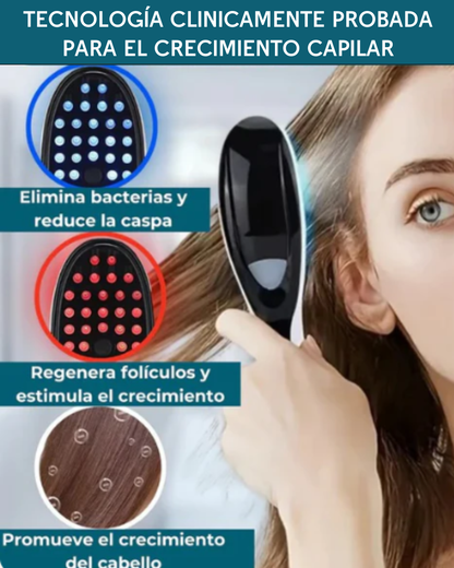 CEPILLO ANTACAÍDA NUVÉRA + TÓNICO CAPILAR Y FUNDAS DE SATÉN DE REGALO