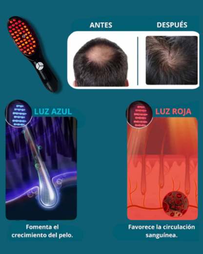 CEPILLO ANTACAÍDA NUVÉRA + TÓNICO CAPILAR Y FUNDAS DE SATÉN DE REGALO