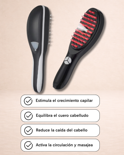 CEPILLO ANTACAÍDA NUVÉRA + TÓNICO CAPILAR Y FUNDAS DE SATÉN DE REGALO