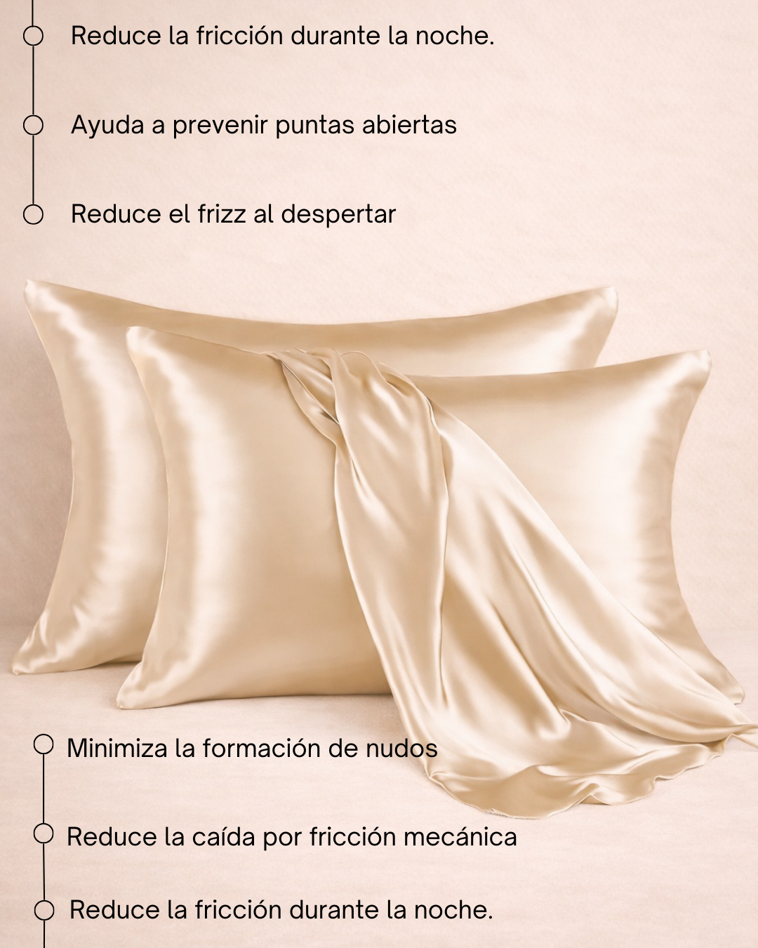 CEPILLO ANTACAÍDA NUVÉRA + TÓNICO CAPILAR Y FUNDAS DE SATÉN DE REGALO