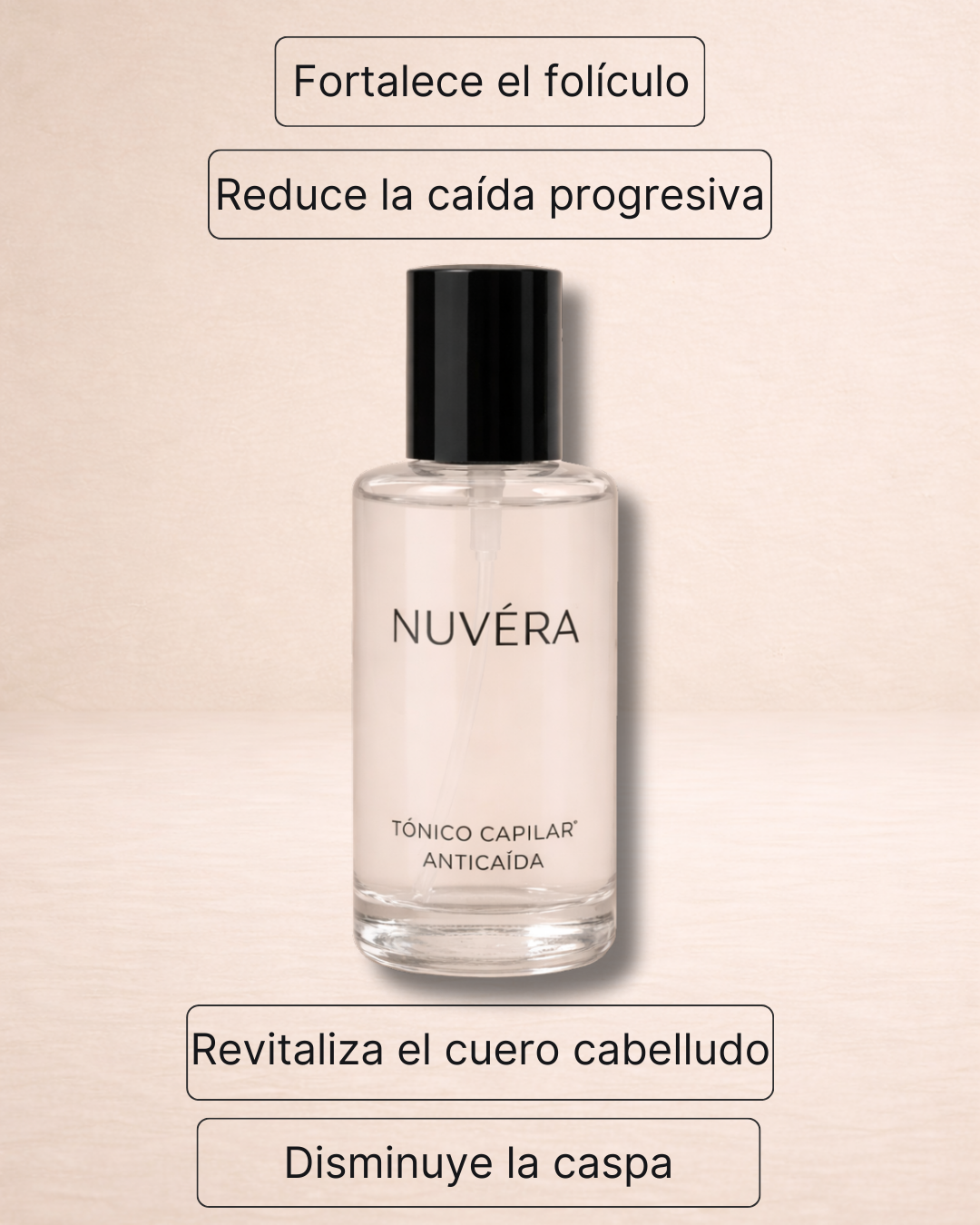 CEPILLO ANTACAÍDA NUVÉRA + TÓNICO CAPILAR Y FUNDAS DE SATÉN DE REGALO